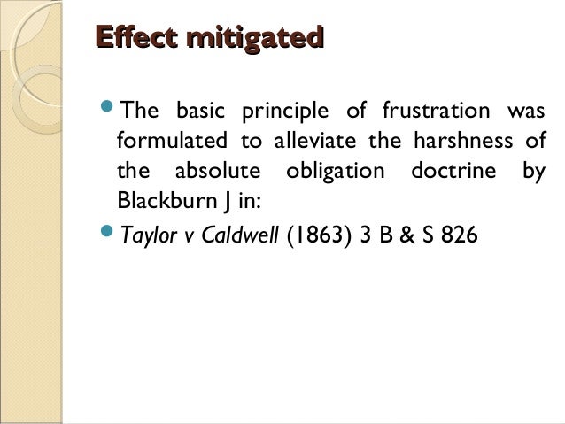 robinson v davison law teacher doctrine of frustration pdf